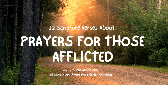 verses about affliction